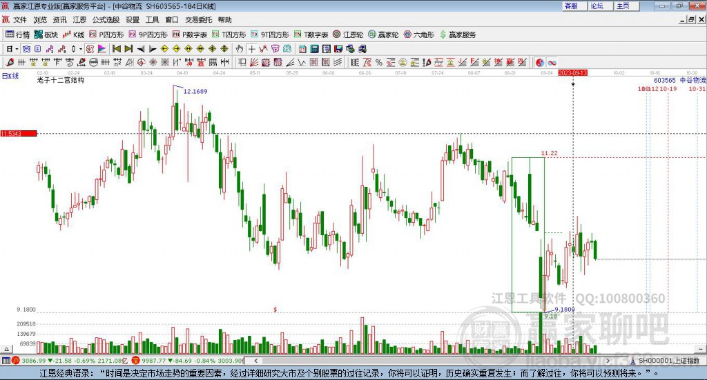 603565中谷物流贏家十二宮工具