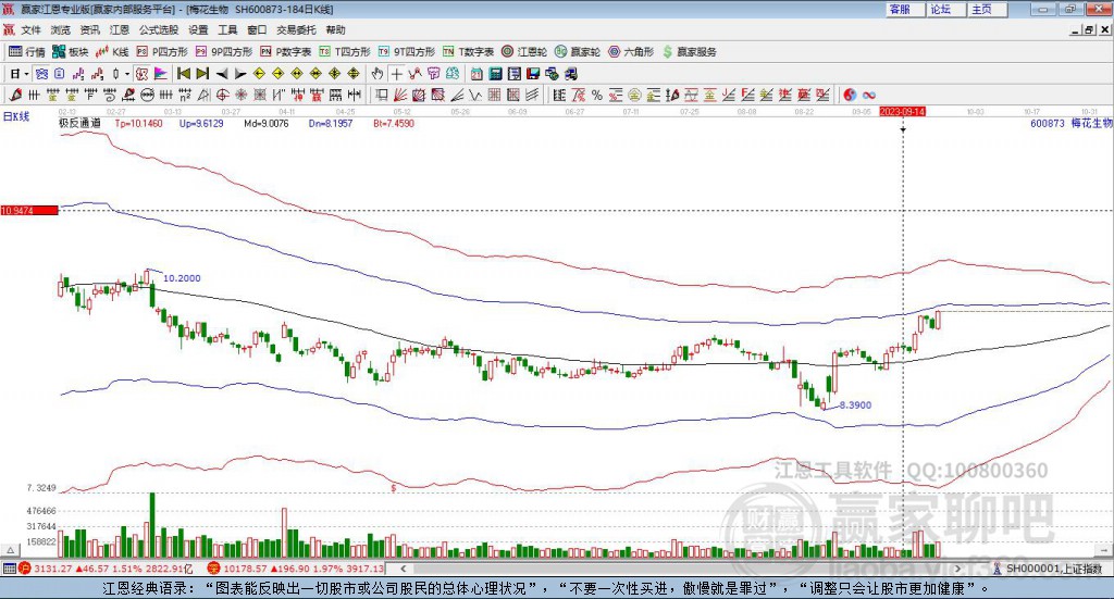 600873梅花生物贏家極反通道工具