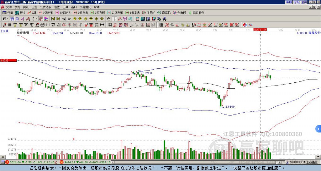 600300維維股份贏家極反通道工具