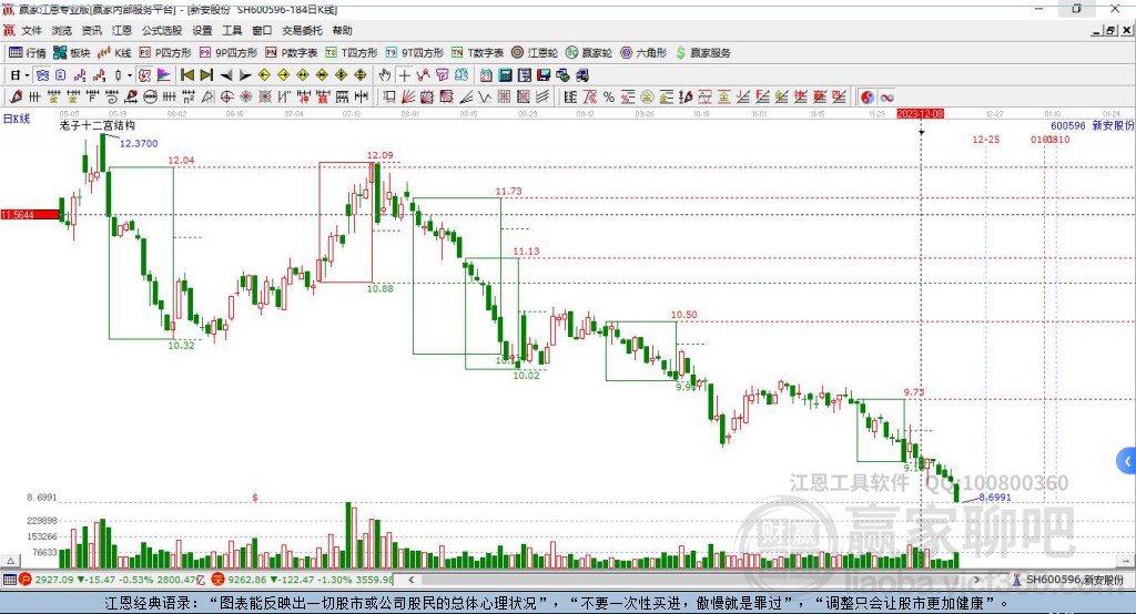 600596新安股份贏家十二宮工具