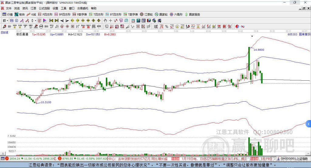 605303園林股份贏家極反通道工具