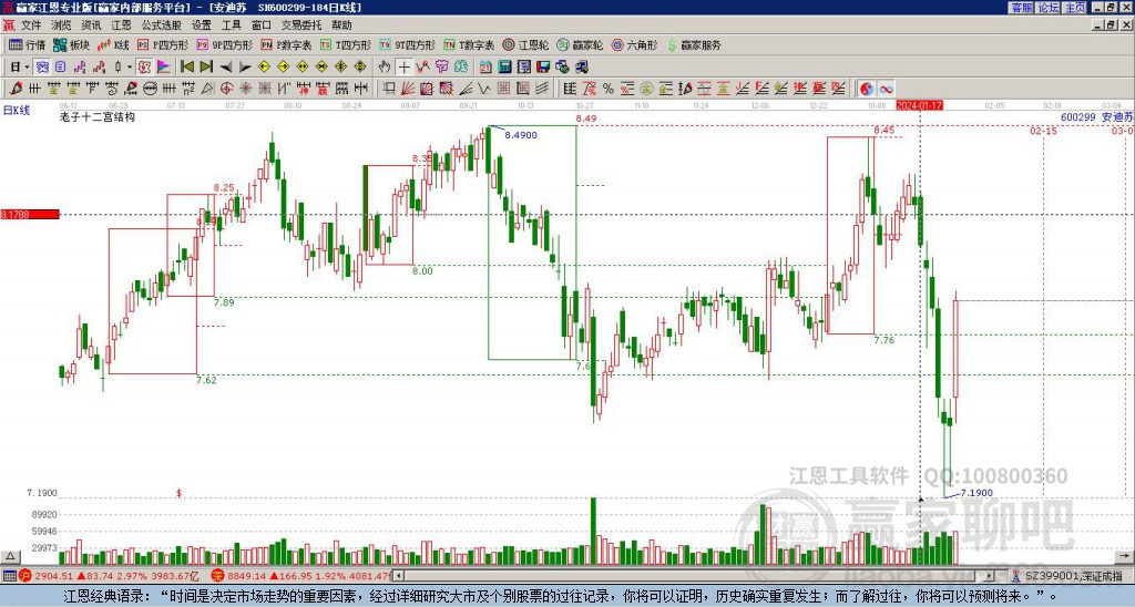 600299安迪蘇贏家十二宮工具