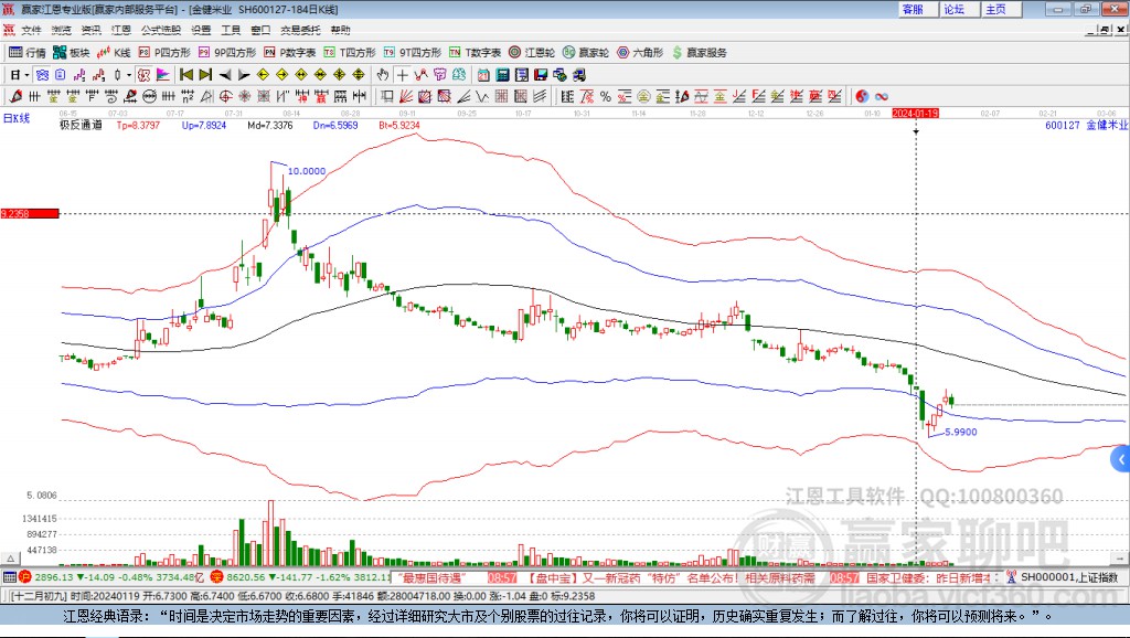 600127金健米業(yè)贏家極反通道工具