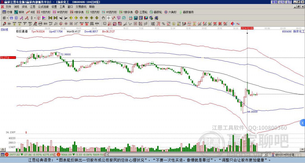 600486揚(yáng)農(nóng)化工贏家極反通道工具