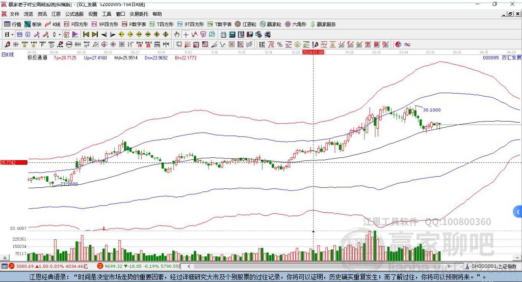 000895雙匯發(fā)展贏家極反通道工具 000895雙匯發(fā)展贏家極反通道工具