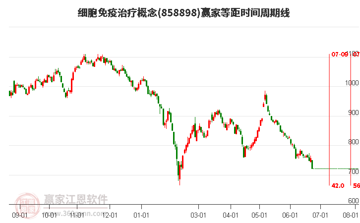 细胞免疫治疗概念等距时间周期线工具