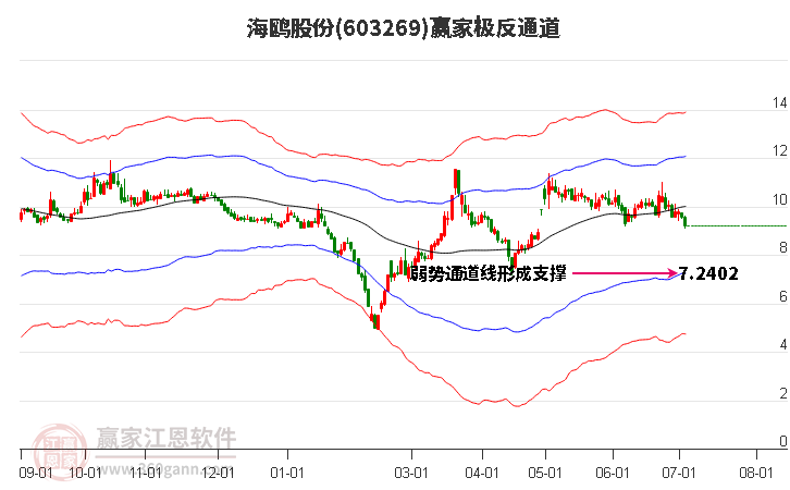 603269海鸥股份赢家极反通道工具