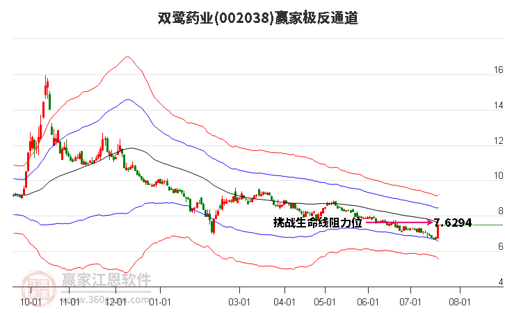 002038双鹭药业 赢家极反通道工具