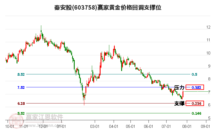 603758秦安股黄金价格回调支撑位工具