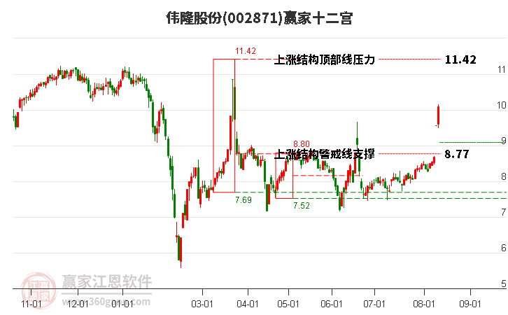 002871伟隆股份赢家十二宫工具