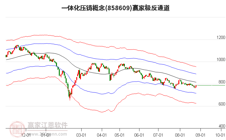 858609一体化压铸赢家极反通道工具