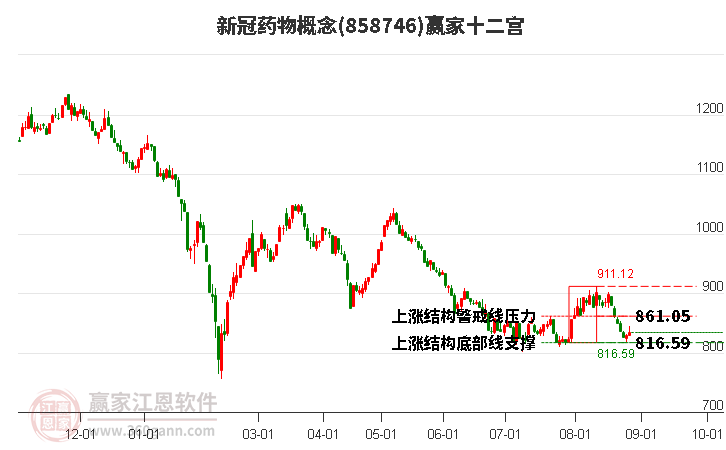 858746新冠药物赢家十二宫工具