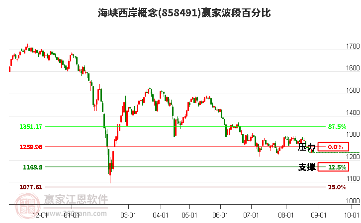 海峡西岸概念赢家波段百分比工具