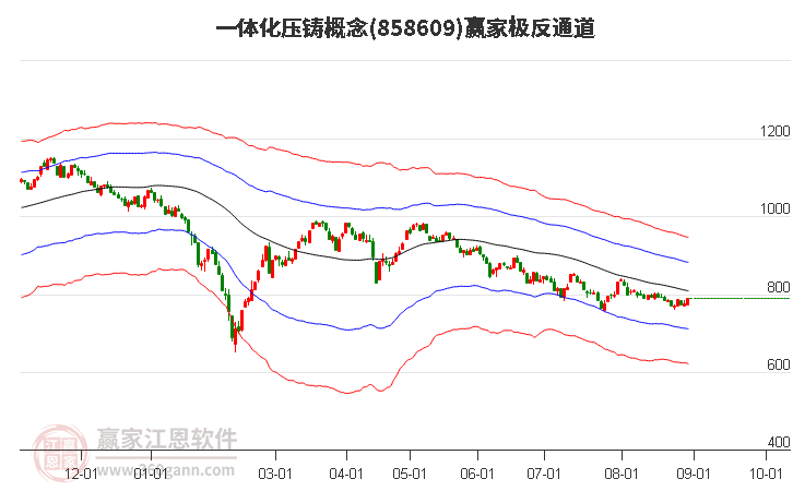 858609一体化压铸赢家极反通道工具