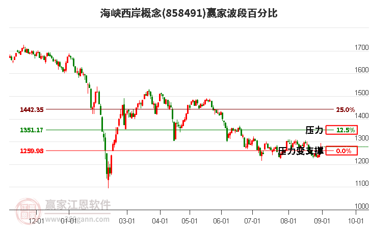 海峡西岸概念赢家波段百分比工具