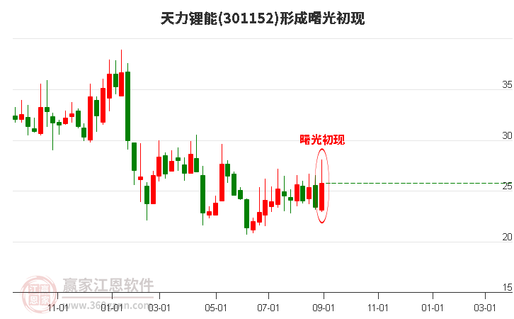 天力锂能形成曙光初现形态