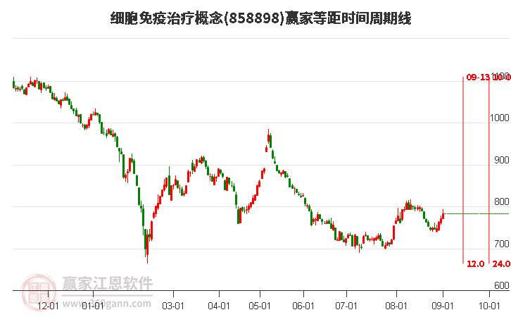 细胞免疫治疗概念等距时间周期线工具