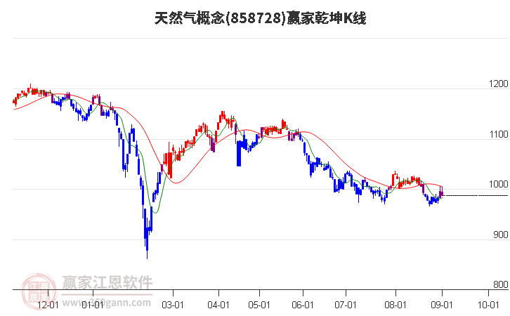 858728天然气赢家乾坤K线工具