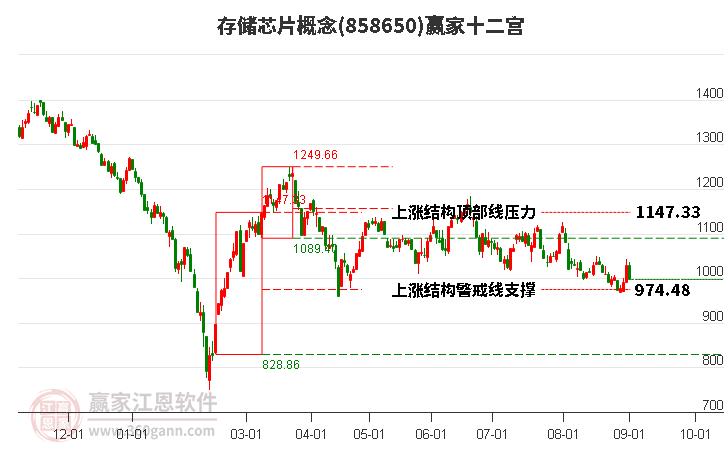 858650存储芯片赢家十二宫工具