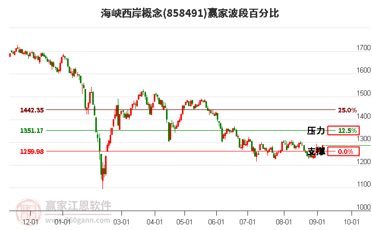 海峡西岸概念赢家波段百分比工具