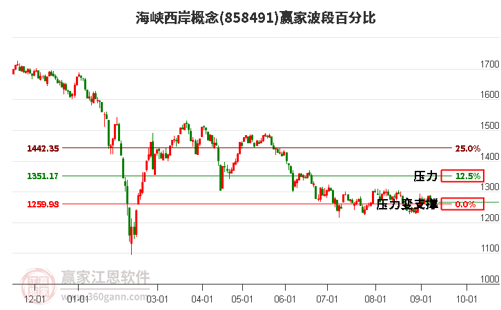 海峡西岸概念赢家波段百分比工具