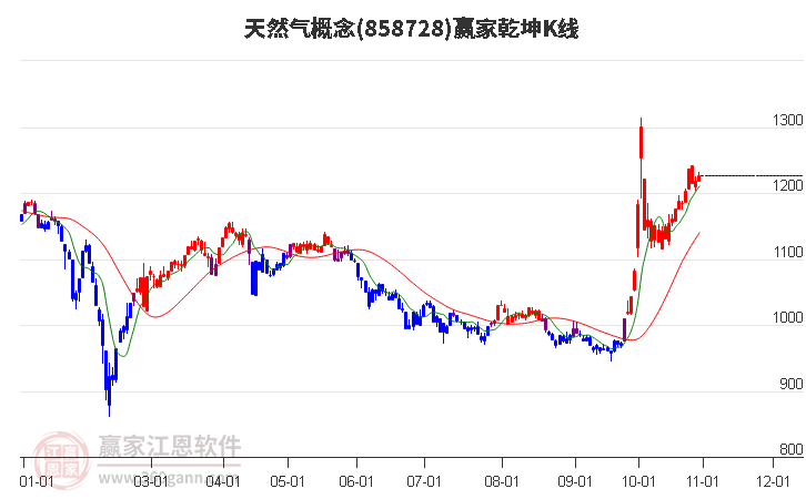 858728天然气赢家乾坤K线工具