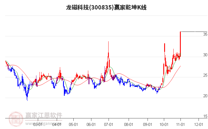 300835龙磁科技赢家乾坤K线工具