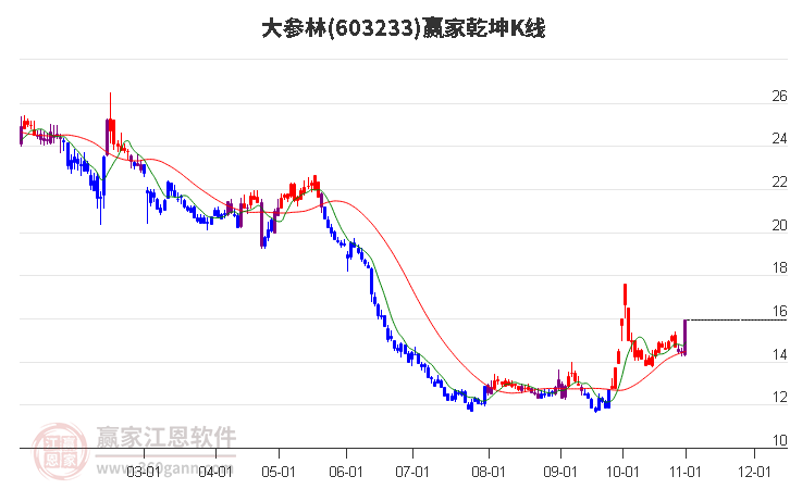 603233大参林赢家乾坤K线工具