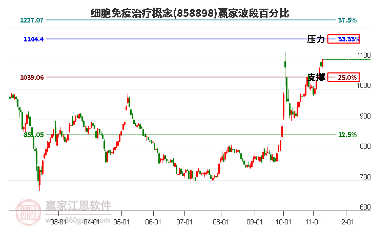 细胞免疫治疗概念赢家波段百分比工具