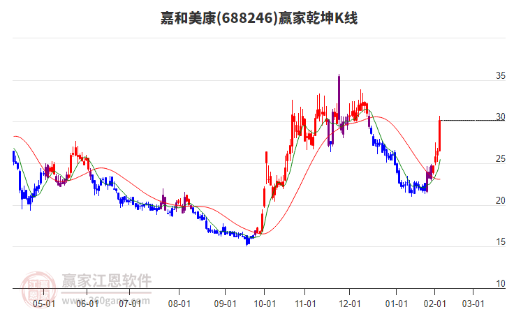 688246嘉和美康贏家乾坤K線工具