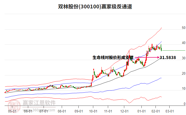 300100雙林股份贏家極反通道工具