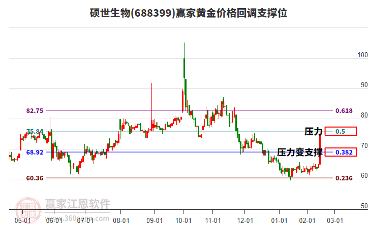 688399碩世生物黃金價(jià)格回調(diào)支撐位工具