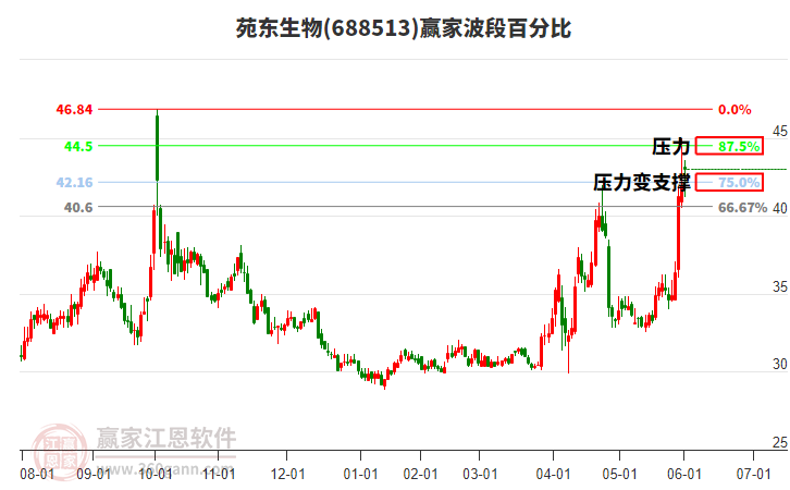 688513苑東生物波段百分比工具