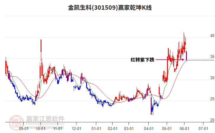 301509金凱生科贏家乾坤K線工具 301509金凱生科贏家乾坤K線工具