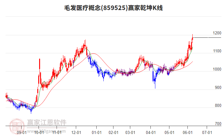 859525毛發(fā)醫(yī)療贏家乾坤K線工具 859525毛發(fā)醫(yī)療贏家乾坤K線工具