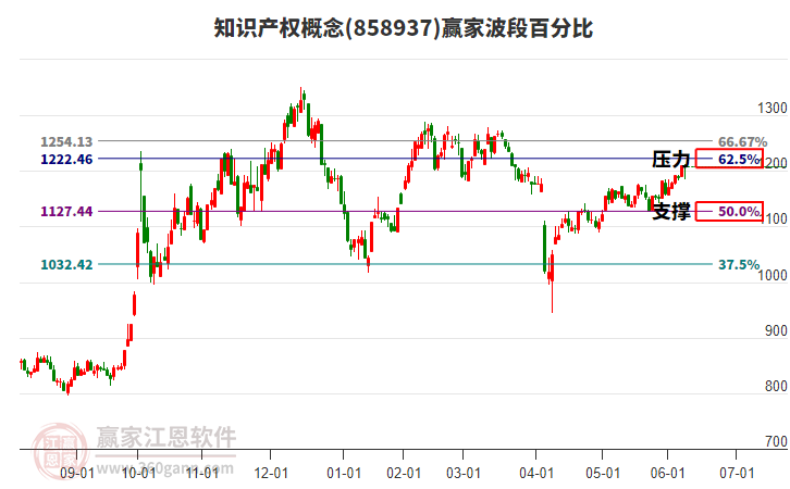 知識產(chǎn)權(quán)概念贏家波段百分比工具