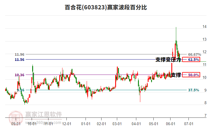 603823百合花波段百分比工具 603823百合花波段百分比工具