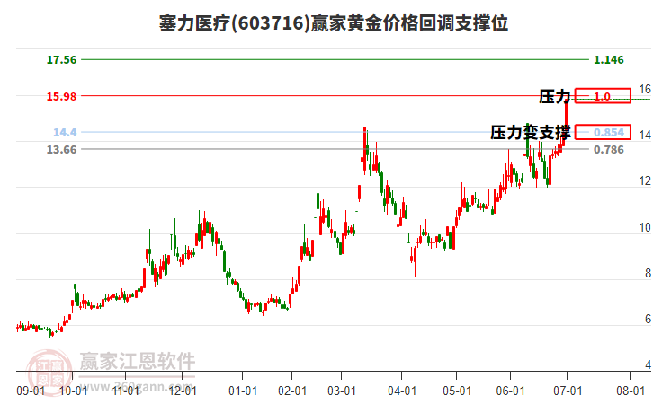 603716塞力醫(yī)療黃金價格回調(diào)支撐位工具 603716塞力醫(yī)療黃金價格回調(diào)支撐位工具