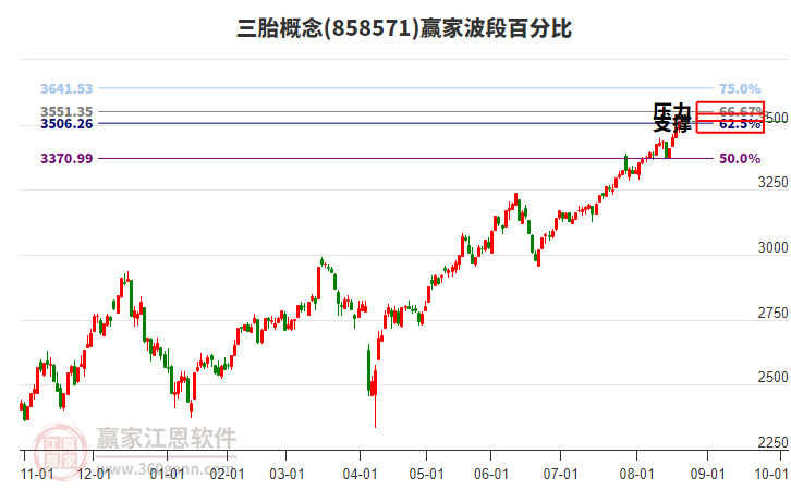 三胎概念贏家波段百分比工具