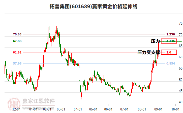 601689拓普集團黃金價格延伸線工具 601689拓普集團黃金價格延伸線工具