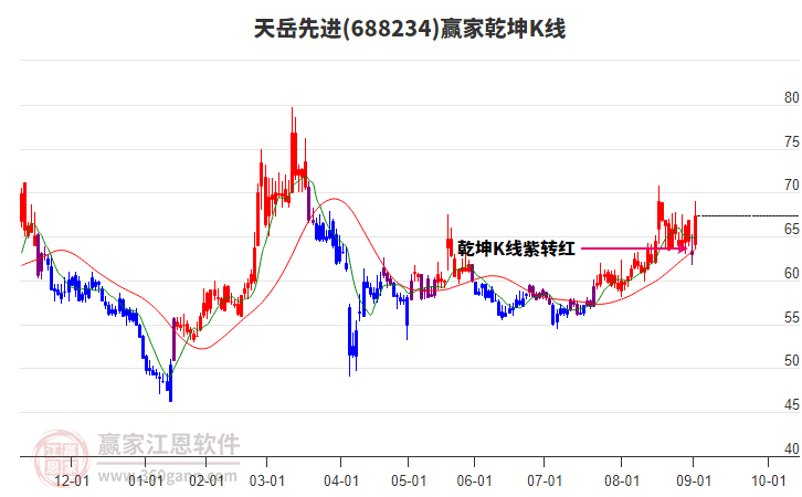 688234天岳先進贏家乾坤K線工具