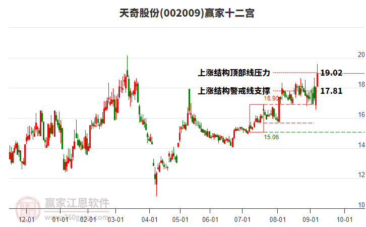 002009天奇股份贏家十二宮工具