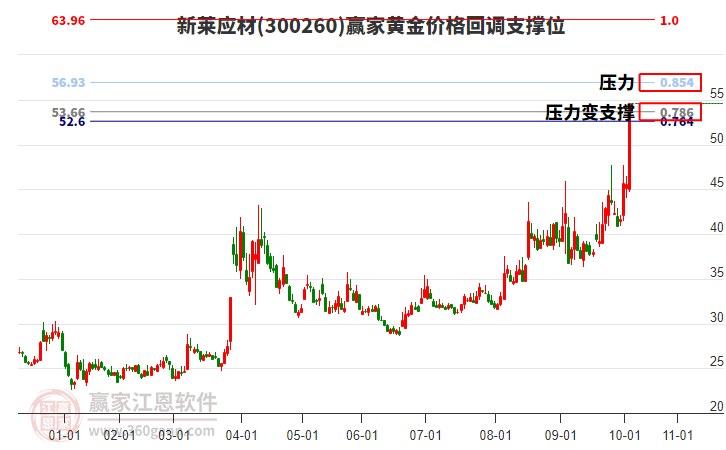 300260新萊應(yīng)材黃金價格回調(diào)支撐位工具