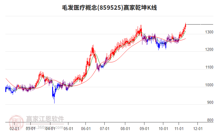 859525毛發(fā)醫(yī)療贏家乾坤K線工具