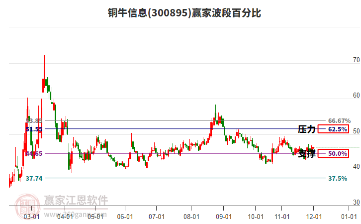 300895銅牛信息贏家波段百分比工具 300895銅牛信息贏家波段百分比工具