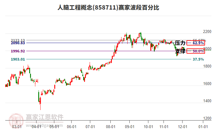 人腦工程概念贏家波段百分比工具