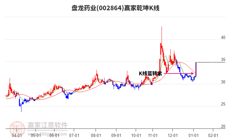 002864盤(pán)龍藥業(yè)贏家乾坤K線工具