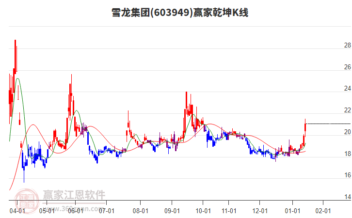 603949雪龍集團(tuán)贏家乾坤K線工具