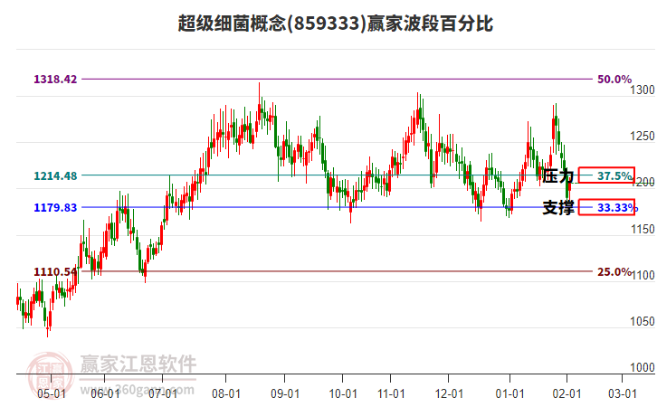 超級細(xì)菌概念贏家波段百分比工具 超級細(xì)菌概念贏家波段百分比工具