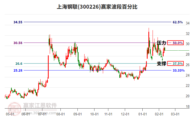 300226上海鋼聯(lián)贏家波段百分比工具